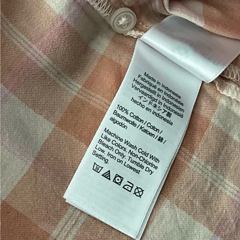 J. Crew Gathered Cottagecore Blouse Shirt Featherweight Peach Cotton - Picture 4 of 11